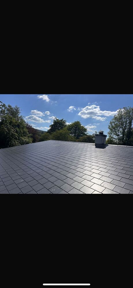 Slate roofing